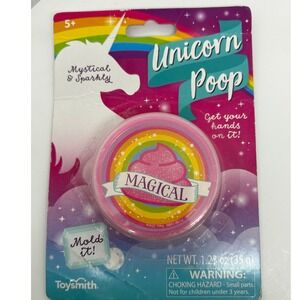Toysmith Unicorn Poop Magical Pink Glitter Putty Mold It! New in‎ Package